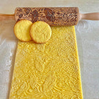 Embossed Rolling Pin for Ceramic WILD POPPY. Clay Roller and Ceramic Stamp for Embossing Pottery. Baking Gifts for Women by Algis Crafts for Embossed Cookies